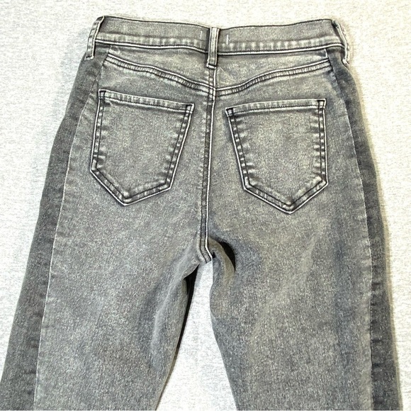 Express Skinny Jeans Womens 4R Gray Two Toned High Rise Stretch Casual Denim - Picture 10 of 14
